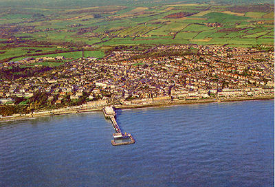 Aerial view of Sandown