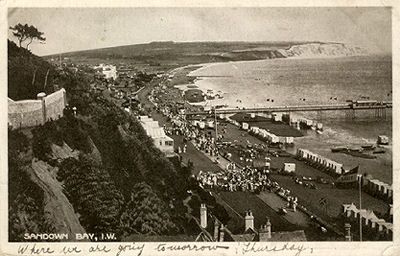 Sandown bay about 1910